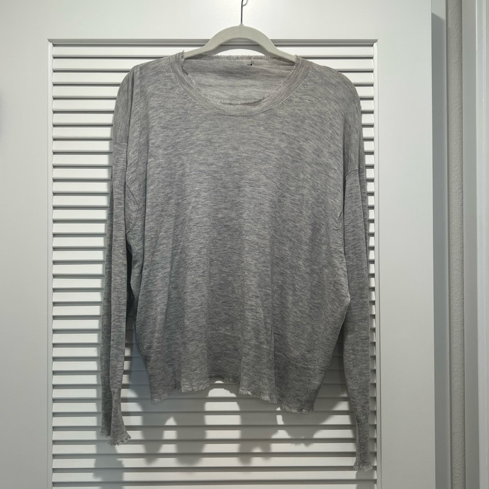 Alexander Wang Light Grey Long Sleeve